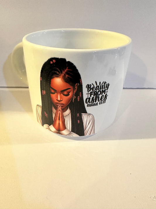 Beauty from ashes mug