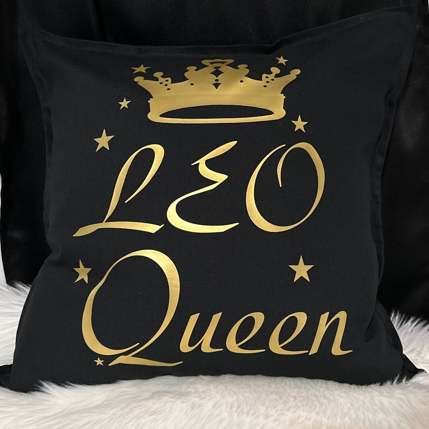 Leo Queen Throw Pillow